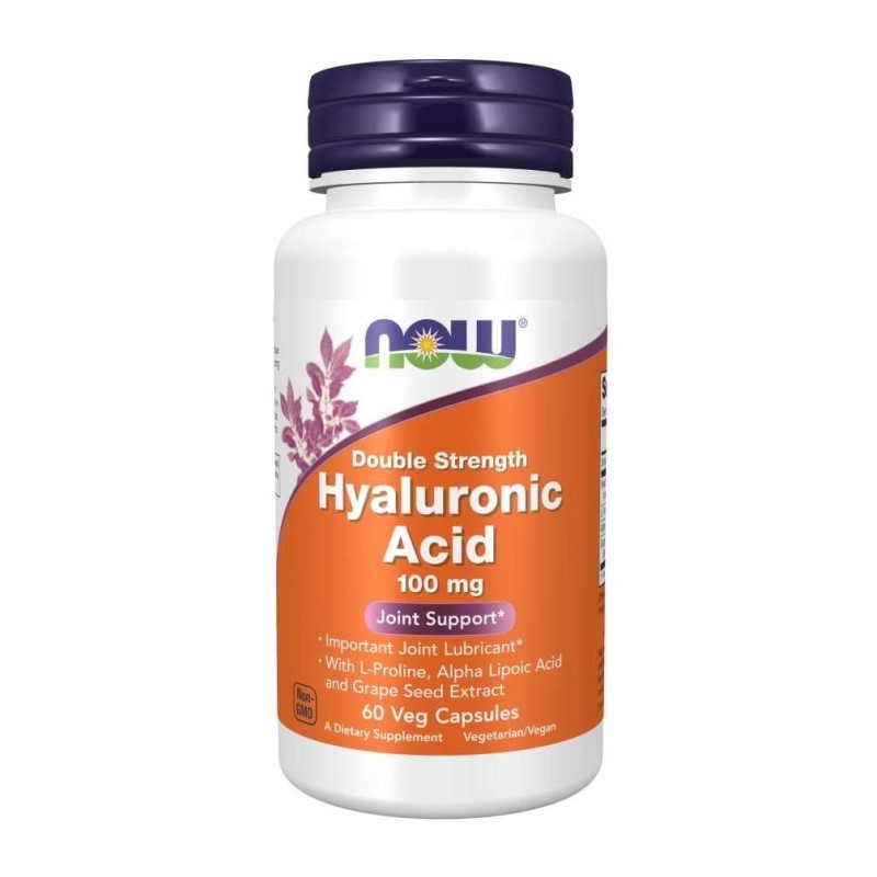 NOW FOODS Hyaluronic Acid 100 mg 60 veg caps.