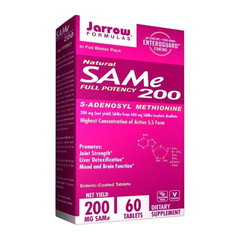 JARROW FORMULAS SAMe 200 mg 60 tabs.