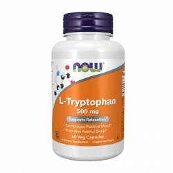 NOW FOODS L-Tryptofan 500 mg 60 veg caps.