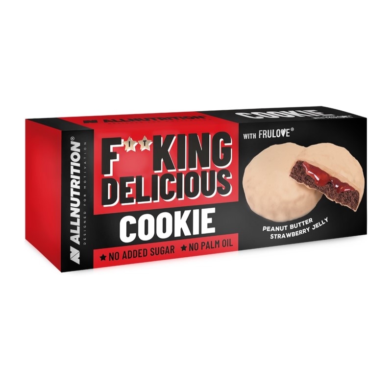 ALLNUTRITION Fitking Delicious Cookie 128 g Peanut Butter Strawberry