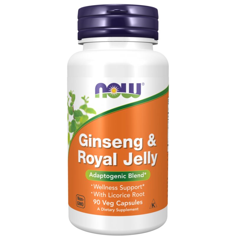 NOW Foods Ginseng & Royal Jelly 90 capsules