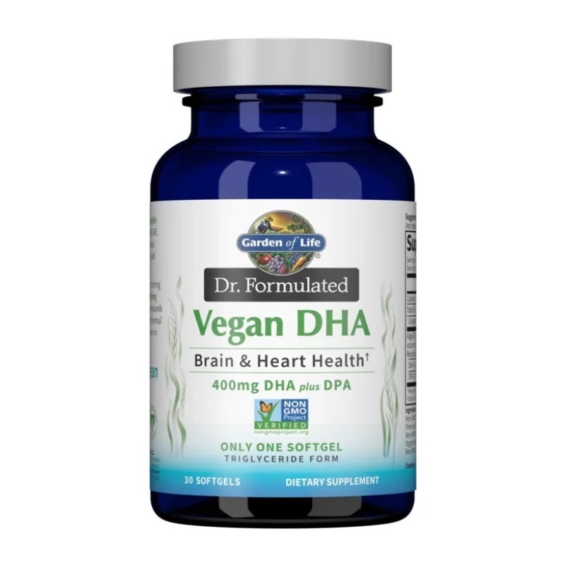 GARDEN OF LIFE Dr. Formulated Vegan DHA 30 softgels