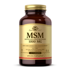 SOLGAR MSM 1000 mg 120 tabs.