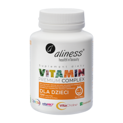ALINESS Premium Vitamin Complex dla Dzieci 120 tabs. do ssania
