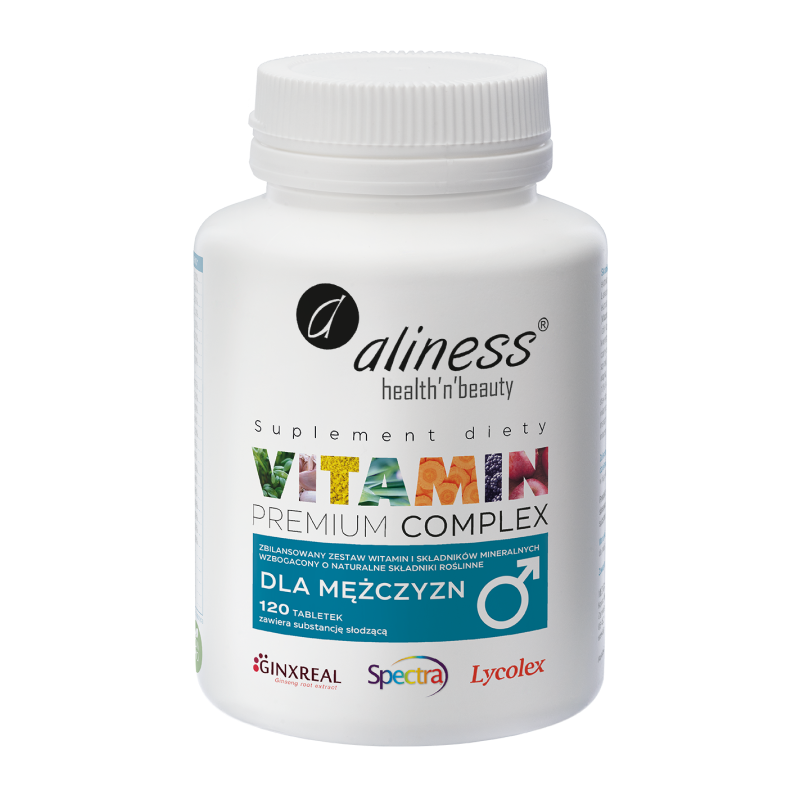 ALINESS Premium Vitamin Complex dla Mężczyzn 120 tabl.