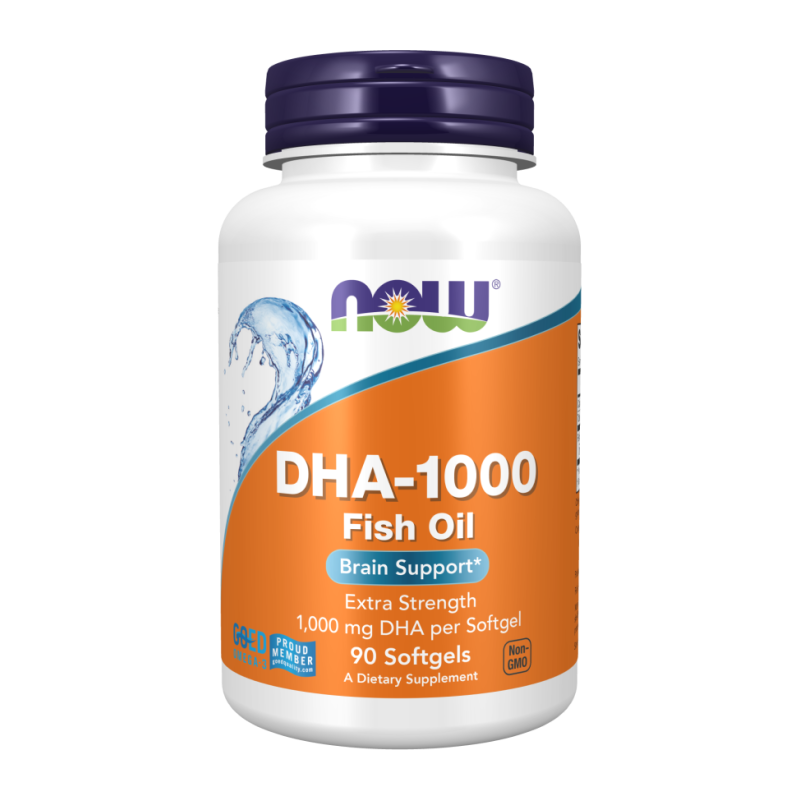 NOW FOODS DHA-1000 Brain Support 90 softgels