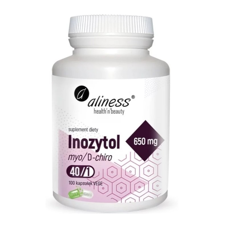 ALINESS Inozytol myo/D-chiro 40/1 650 mg 100 veg caps.
