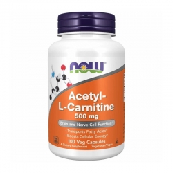 NOW FOODS Acetyl L-Carnitine 500mg 100 vcaps.