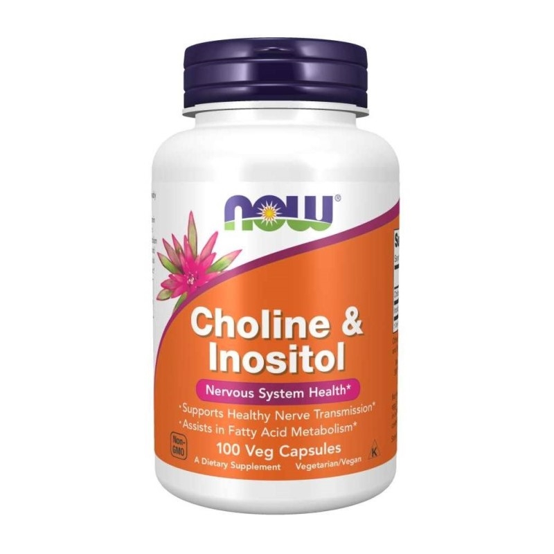 NOW FOODS Choline & Inositol 500 mg 100 caps.