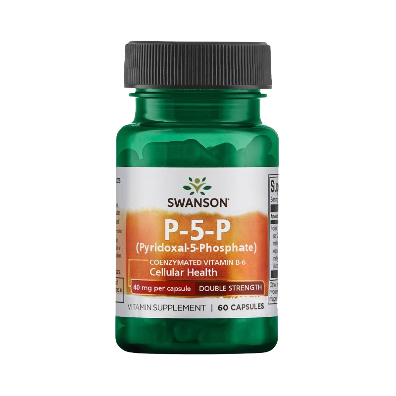 SWANSON P-5-P Coenzymated B-6 40 mg 60 caps.