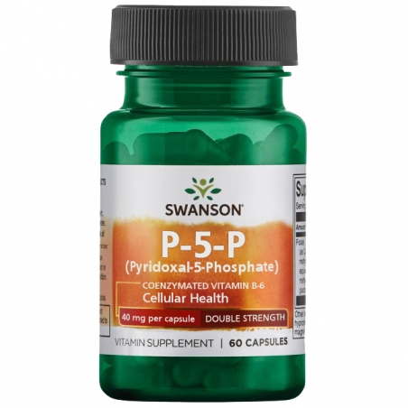 SWANSON P-5-P Coenzymated B-6 40 mg 60 caps.