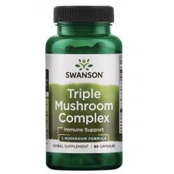 SWANSON Triple Mushroom Complex 60 caps.