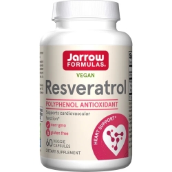 JARROW FORMULAS Resveratrol 100 mg 120 veg caps.