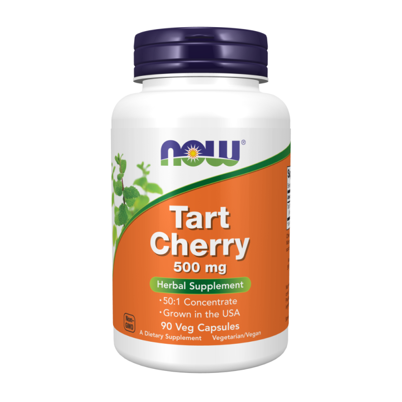 NOW FOODS Tart Cherry 500 mg 90 vege caps.