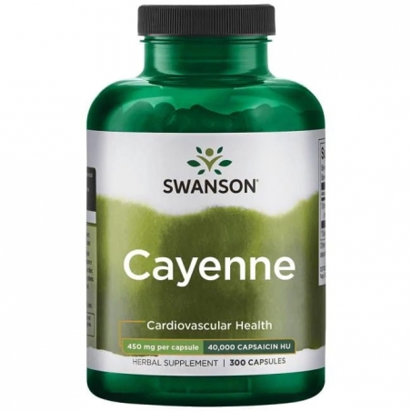 SWANSON Cayenne 450 mg 300 caps.