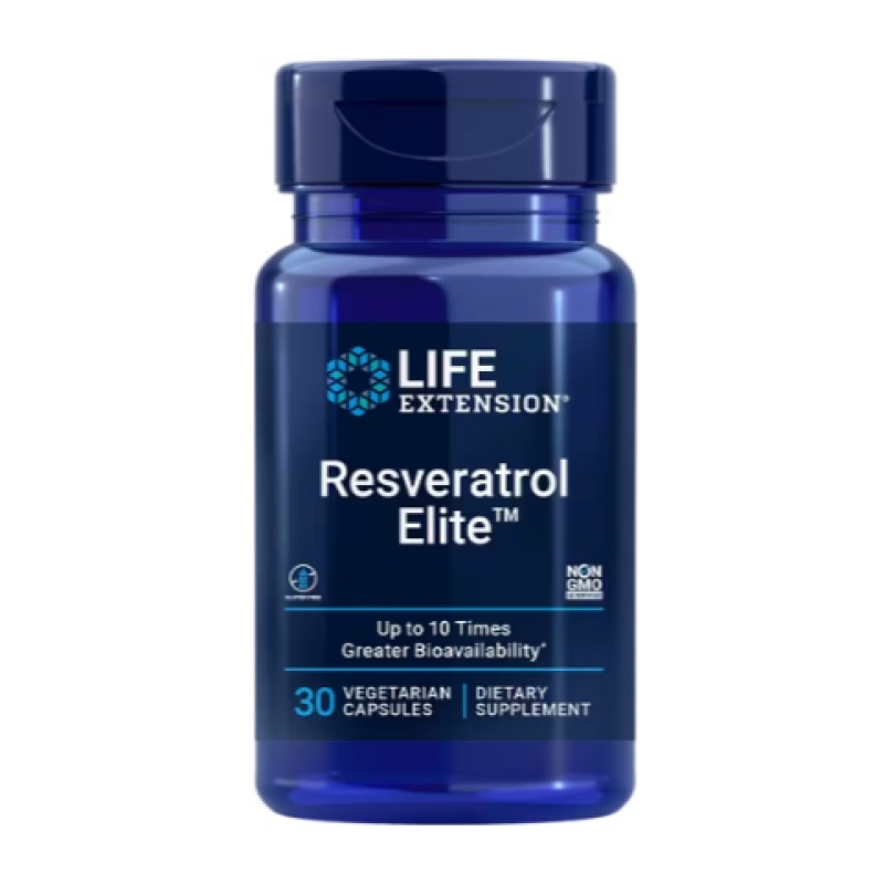 LIFE EXTENSION Resveratrol Elite™ 30 veg caps.