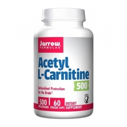 JARROW FORMULAS Acetyl L-Carnitine 500 mg 60 veg caps.