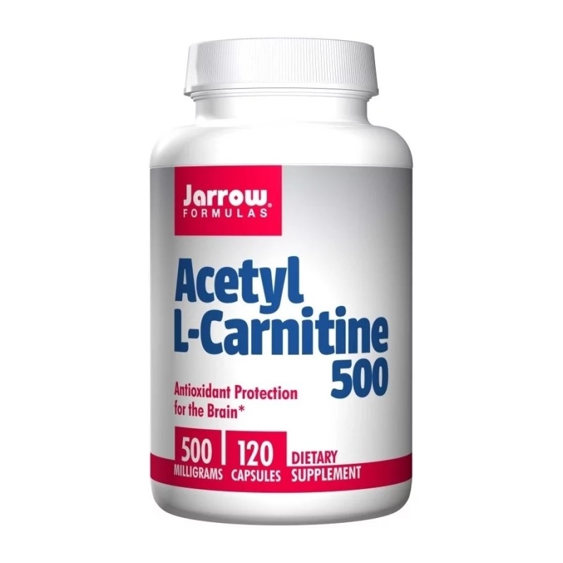 JARROW FORMULAS Acetyl L-Carnitine 500mg 120 weg.kaps.