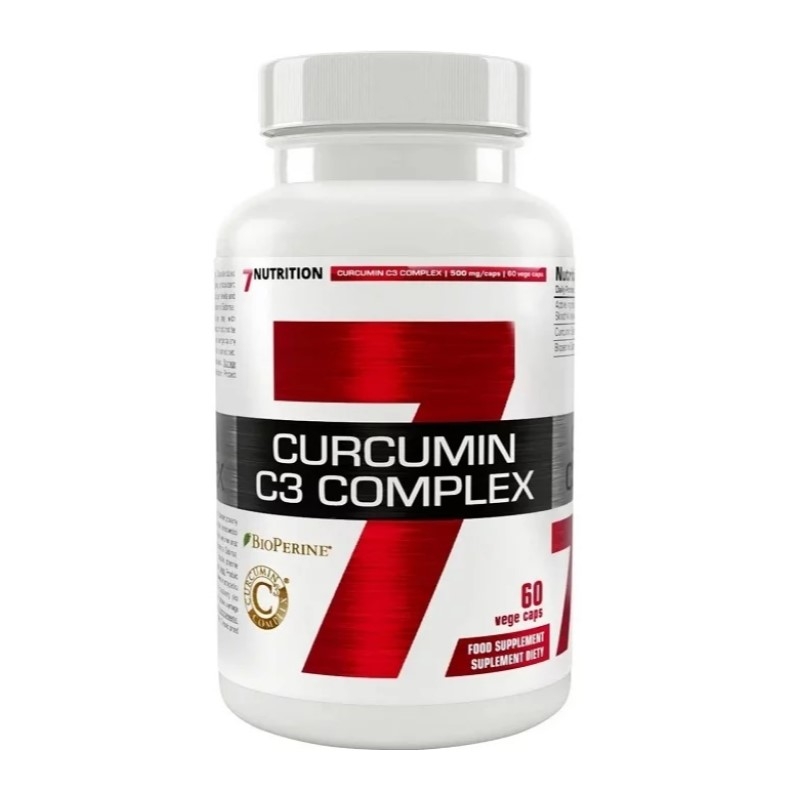 7NUTRITION Curcumin C3 Complex 60 veg caps.