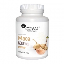 ALINESS Maca ekstrakt 10:1 600 mg 100 veg tabs.