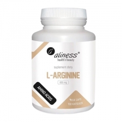 ALINESS L-Arginine 800 mg 100 veg caps.