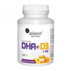 ALINESS DHA 300 mg + D3 2000 IU 60 caps.