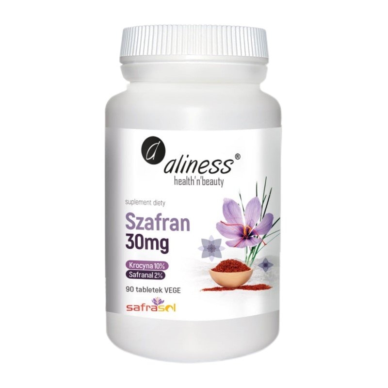 ALINESS Szafran Safrasol 30 mg 90 veg tabs.