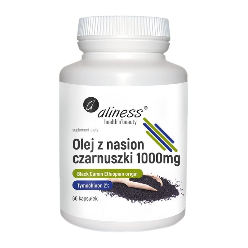 ALINESS Olej z Nasion Czarnuszki 1000 mg 60 caps.