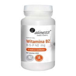 ALINESS Witamina B2 R-5-P 40 mg 100 veg tabs.