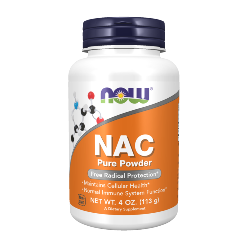 NOW FOODS NAC N-Acetylocysteina Pure Powder 113 g