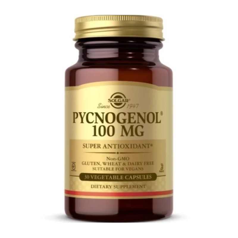 SOLGAR Pycnogenol 100 mg 30 vege caps.