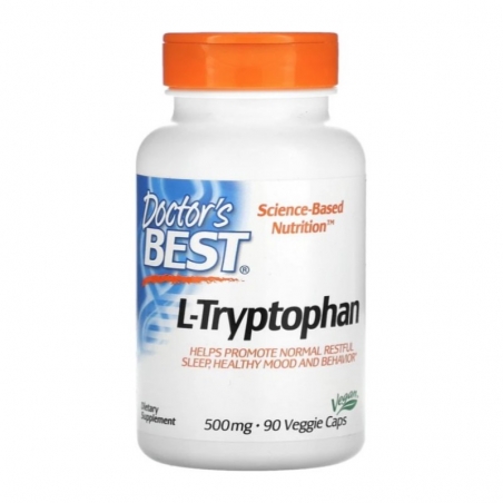 DOCTOR'S BEST L-Tryptophan 500 mg 90 veg caps.