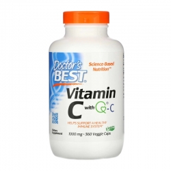 DOCTOR'S BEST Vitamin C with Quali-C 1000 mg 360 veg caps.