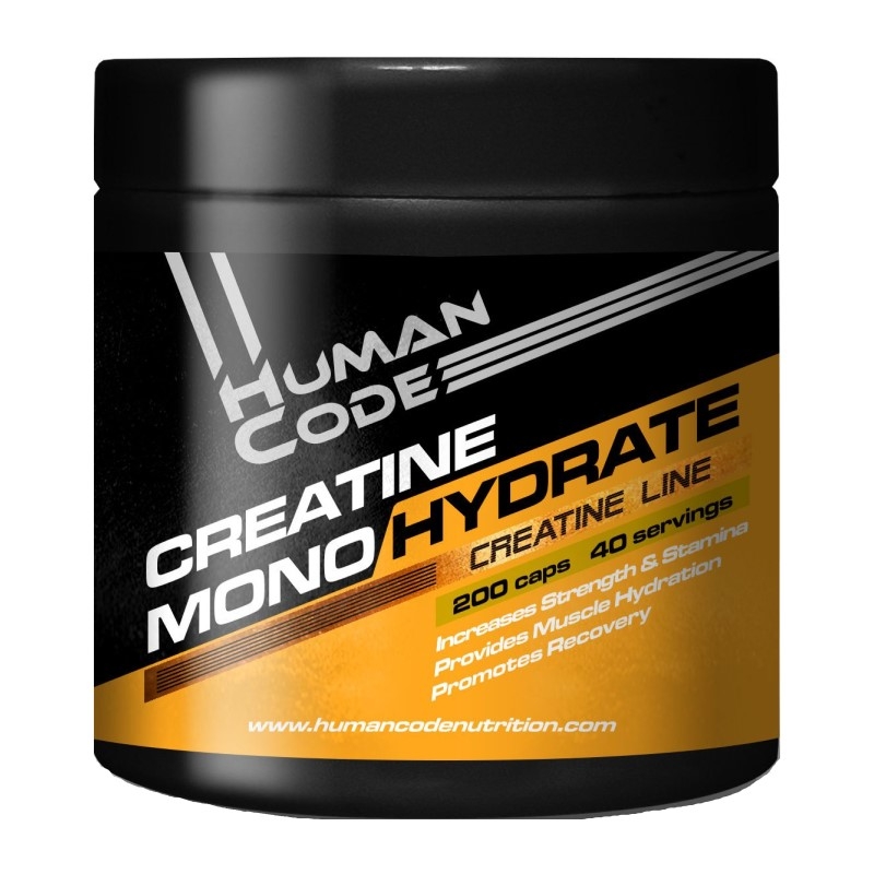 HUMAN CODE Kreatyna Monohydrate 200 caps.