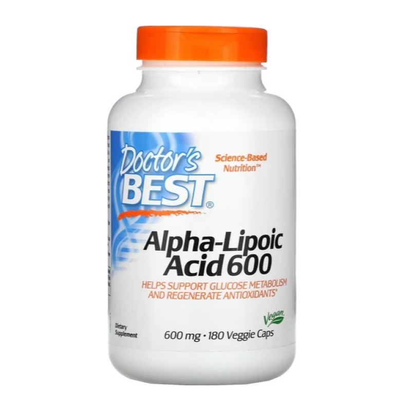 Doctors Best ALA 600 mg 180 vcaps.