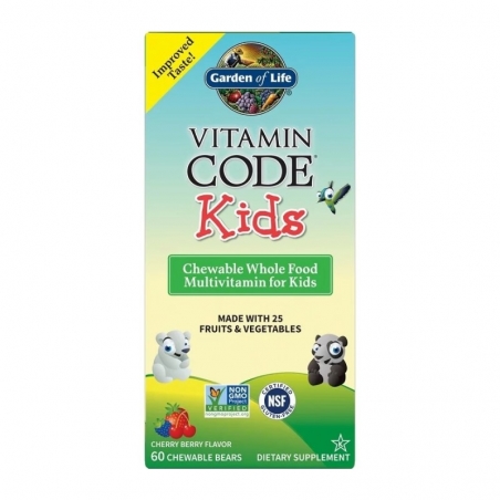 GARDEN OF LIFE Vitamin Code Kids 60 Chewable Bears