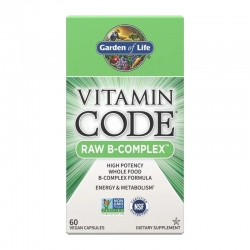 GARDEN OF LIFE Vitamin Code RAW B-Complex 60 veg caps.
