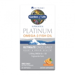 GARDEN OF LIFE Minami Platinum Omega 3 30 gels.