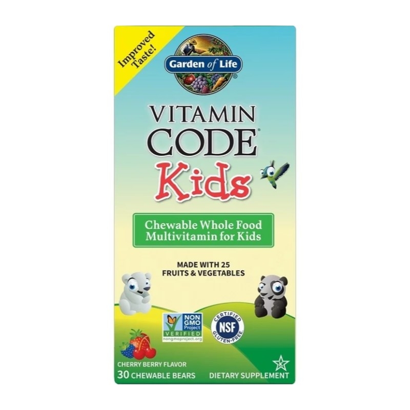 GARDEN OF LIFE Vitamin Code Kids 30 chewable bears