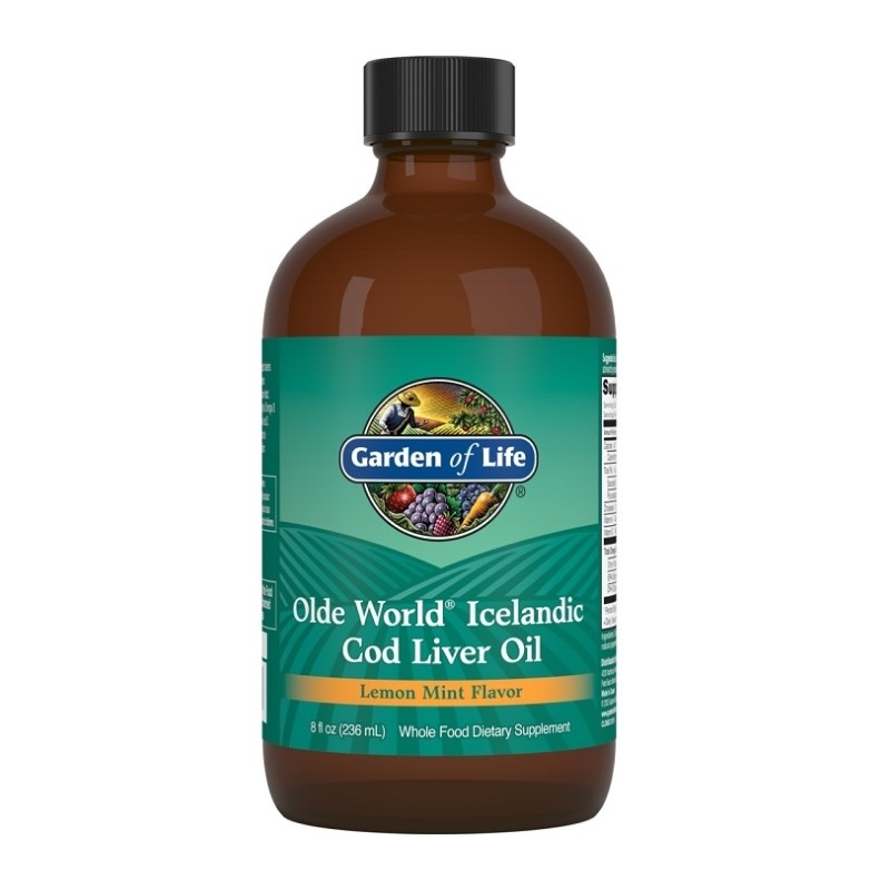 GARDEN OF LIFE World Icelandic Cod Liver Oil 236 ml Lemon Mint