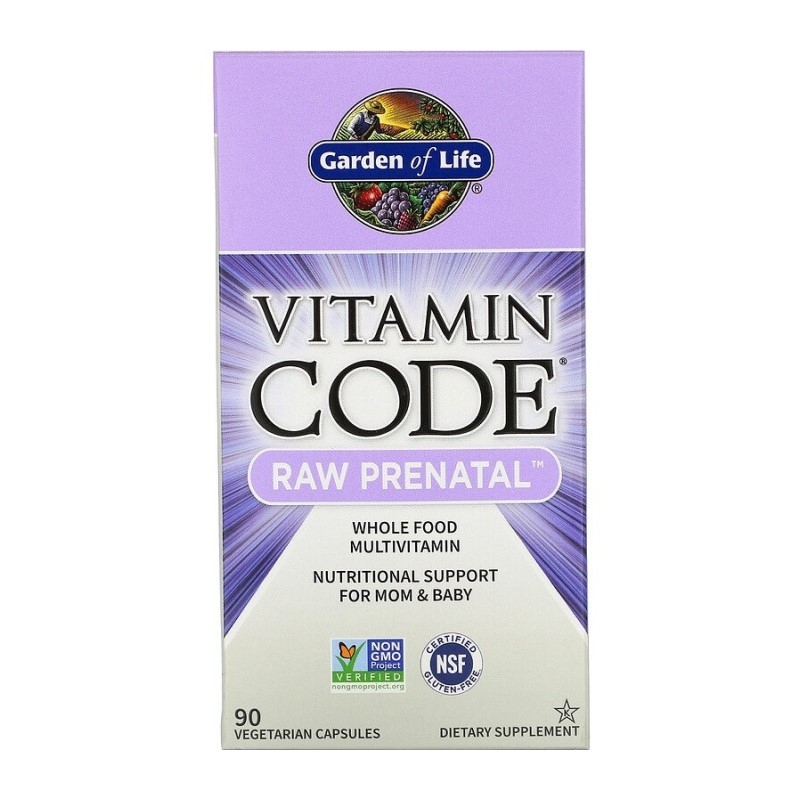 GARDEN OF LIFE Vitamin Code RAW Prenatal 90 veg caps.