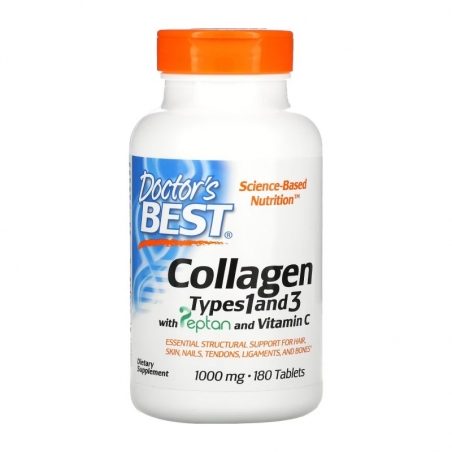 DOCTOR'S BEST Collagen Types 1 and 3 180 tabs.