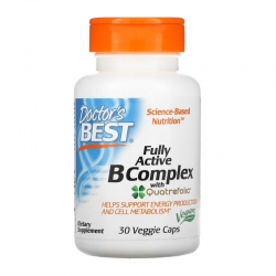 DOCTOR'S BEST Fully Active B-Complex 30 veg caps.