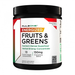 RULE1 Energized Fruits & Greens 163 g Mixed Berry
