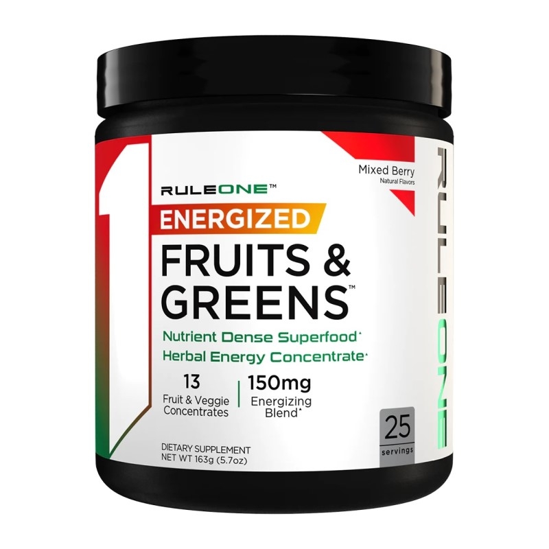RULE1 Energized Fruits & Greens 163 g Mixed Berry