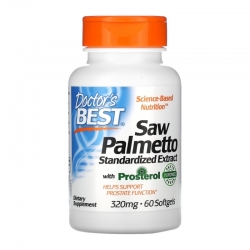 DOCTOR'S BEST Saw Palmetto 320 mg 60 softgels