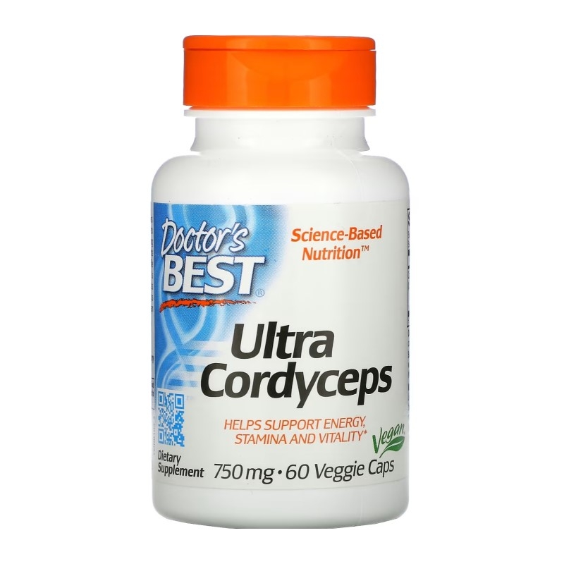 DOCTOR'S BEST Ultra Cordyceps 60 veg caps.