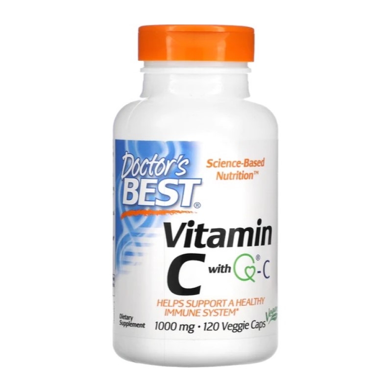 Doctors Best Vitamin C with Quali-C 1000mg 120 vcaps.