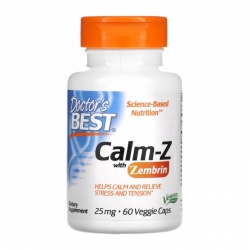 Doctors Best Calm with Zembrin 25mg 60 vcaps.