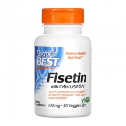 DOCTOR'S BEST Fisetin With Novusetin 100 mg 30 veg caps.